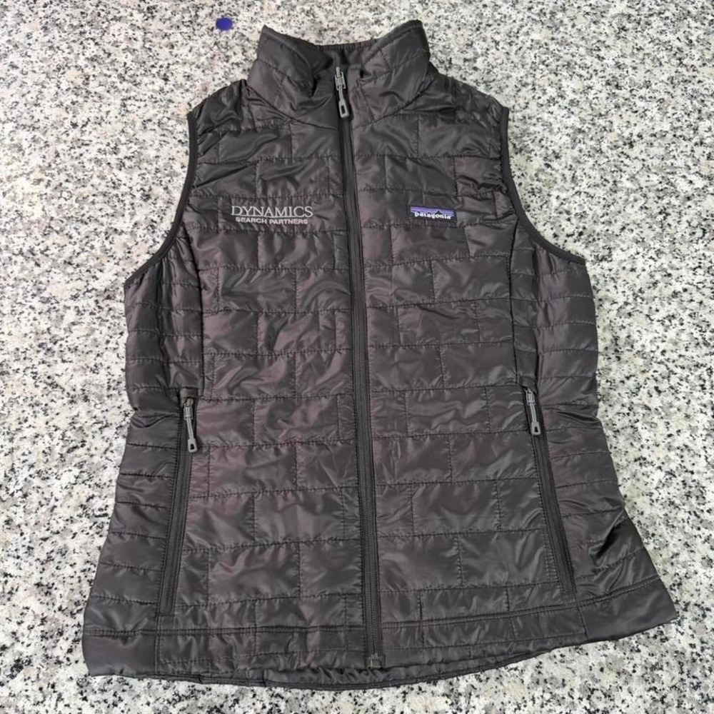Patagonia Women's Nano Puff Quilted Insulated Vest Embroidery Vest Small